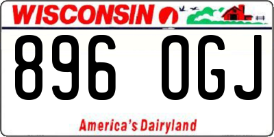 WI license plate 896OGJ