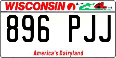 WI license plate 896PJJ