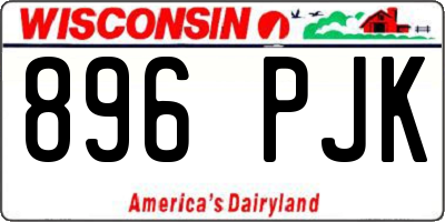 WI license plate 896PJK