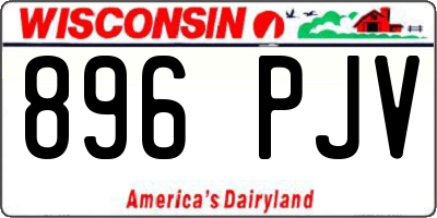 WI license plate 896PJV