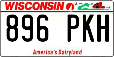 WI license plate 896PKH