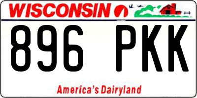 WI license plate 896PKK