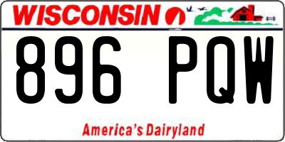 WI license plate 896PQW