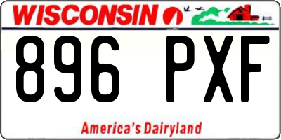 WI license plate 896PXF