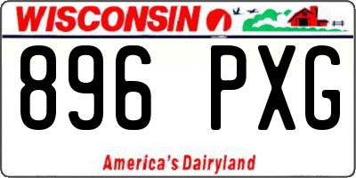 WI license plate 896PXG
