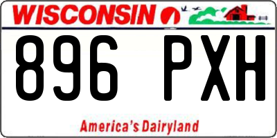 WI license plate 896PXH