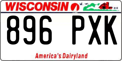 WI license plate 896PXK