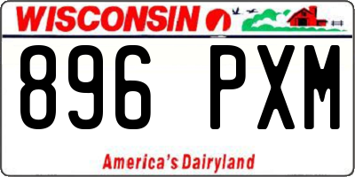 WI license plate 896PXM