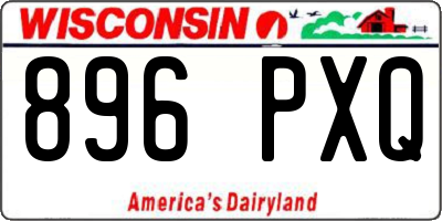 WI license plate 896PXQ