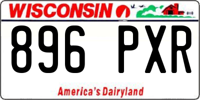 WI license plate 896PXR