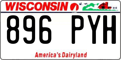 WI license plate 896PYH