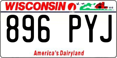 WI license plate 896PYJ