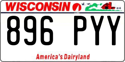 WI license plate 896PYY