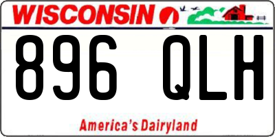WI license plate 896QLH