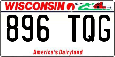 WI license plate 896TQG