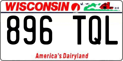 WI license plate 896TQL