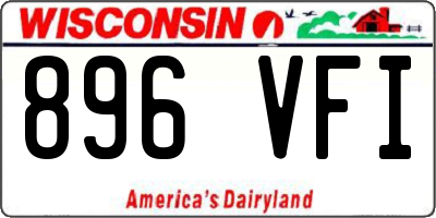 WI license plate 896VFI