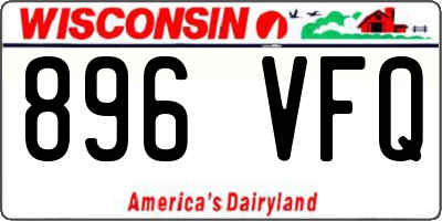 WI license plate 896VFQ