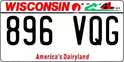 WI license plate 896VQG