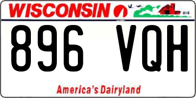 WI license plate 896VQH