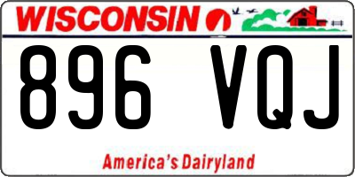 WI license plate 896VQJ