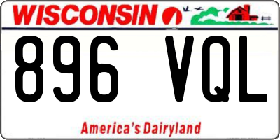 WI license plate 896VQL