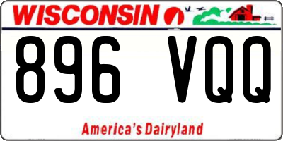 WI license plate 896VQQ