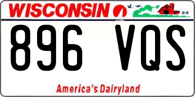 WI license plate 896VQS