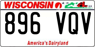 WI license plate 896VQV
