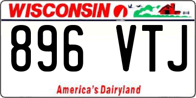 WI license plate 896VTJ