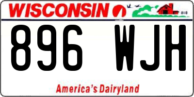 WI license plate 896WJH