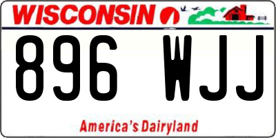 WI license plate 896WJJ