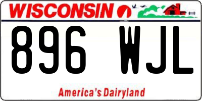 WI license plate 896WJL