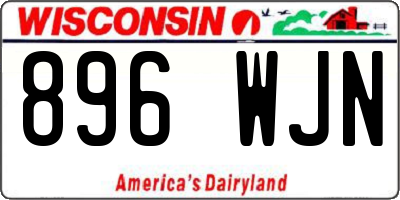WI license plate 896WJN