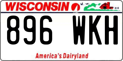 WI license plate 896WKH