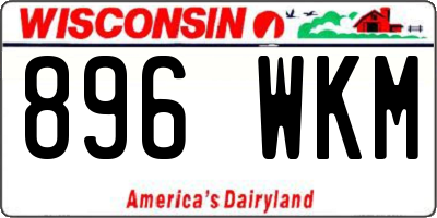 WI license plate 896WKM