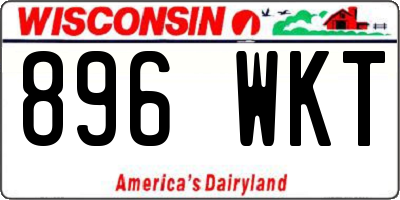WI license plate 896WKT