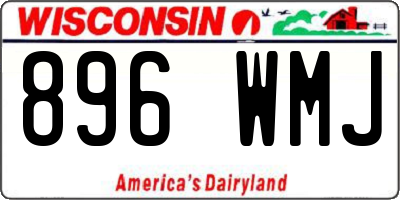 WI license plate 896WMJ
