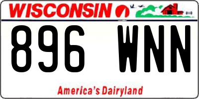 WI license plate 896WNN