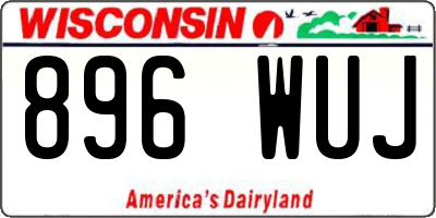 WI license plate 896WUJ