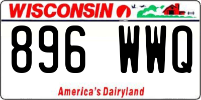 WI license plate 896WWQ
