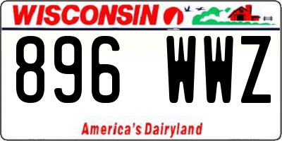 WI license plate 896WWZ