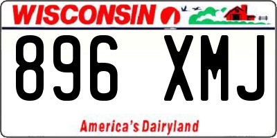 WI license plate 896XMJ