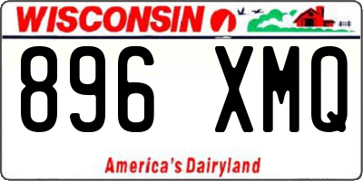 WI license plate 896XMQ
