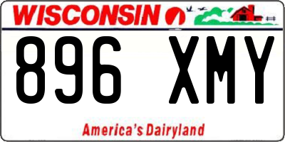 WI license plate 896XMY