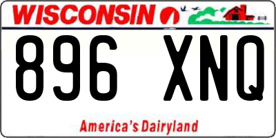 WI license plate 896XNQ