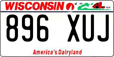 WI license plate 896XUJ