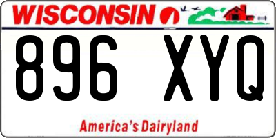 WI license plate 896XYQ