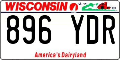 WI license plate 896YDR