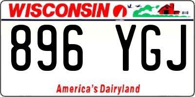 WI license plate 896YGJ